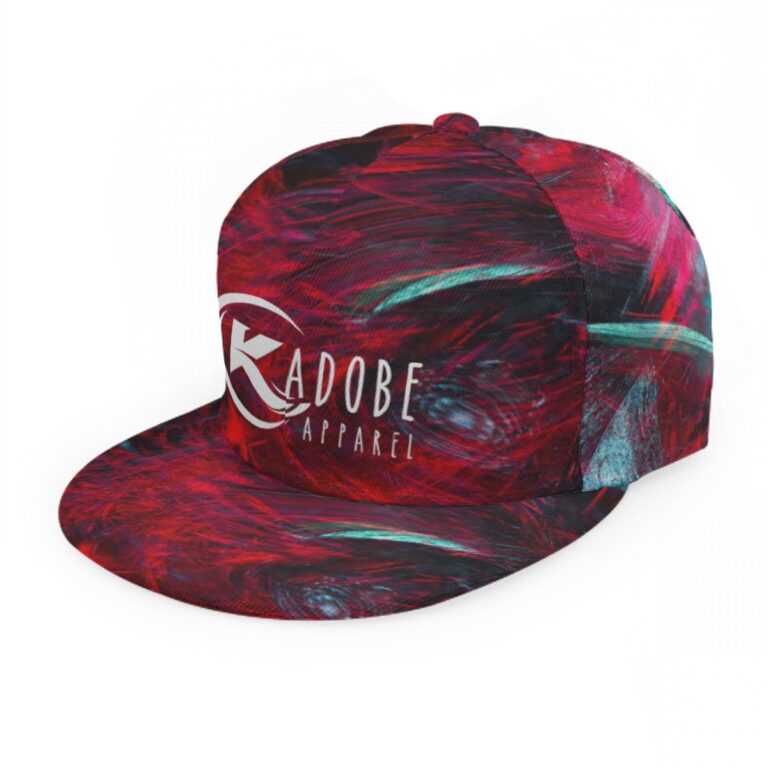 Exclusive Kadobe Fusion Plume Baseball Cap With Flat Brim