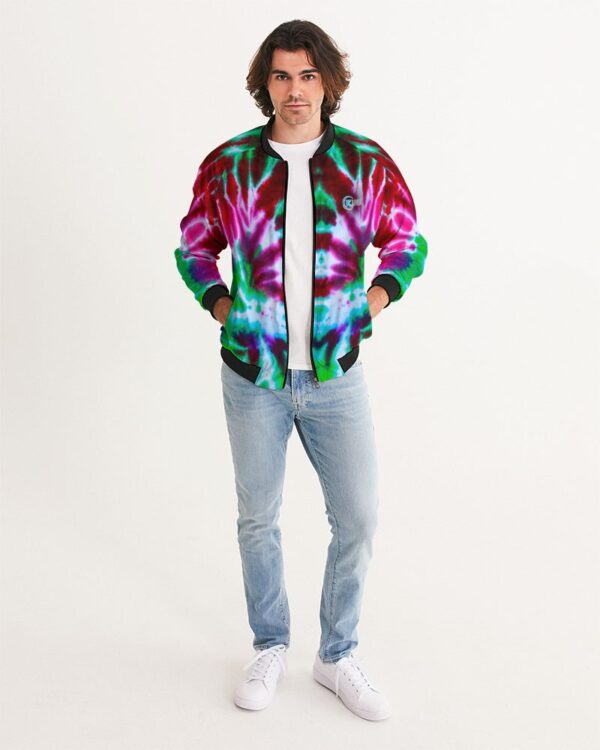 Kadobe Retro Tie Dye Men’s Bomber Jacket