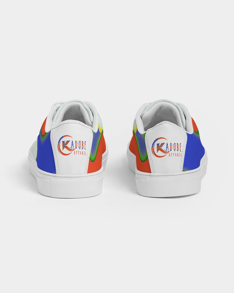 Exclusive Kadobe Orange Frenzy Men’s Faux-Leather Sneaker