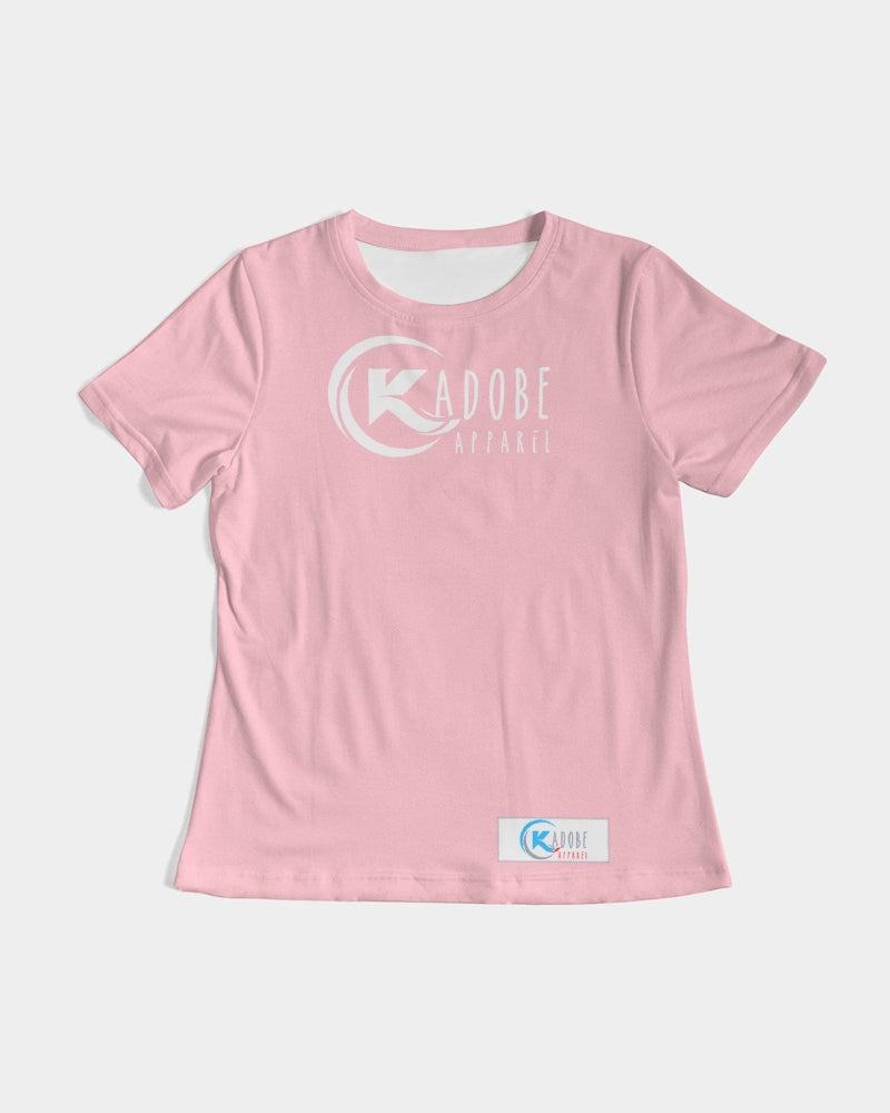 Kadobe Classic Pink Women’s Short Sleeve Crew Neck T-Shirt