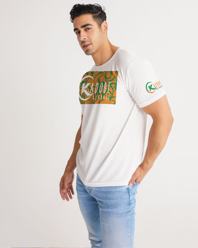 Exclusive Kadobe 2.0 Orange & Green Jungle Blaze Short Sleeve Crew Neck T Shirt