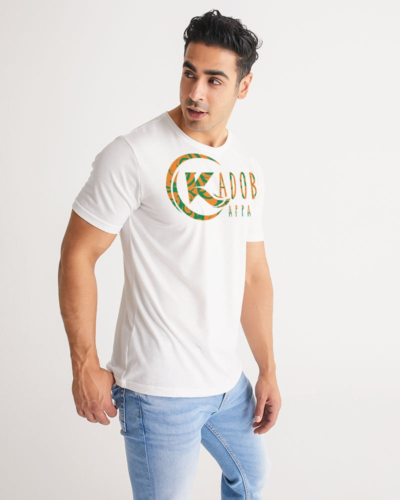 Exclusive Kadobe Orange & Green Jungle Blaze Short Sleeve Crew Neck T Shirt