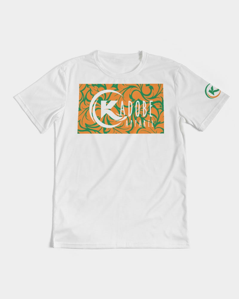 Exclusive Kadobe 2.0 Orange & Green Jungle Blaze Short Sleeve Crew Neck T Shirt