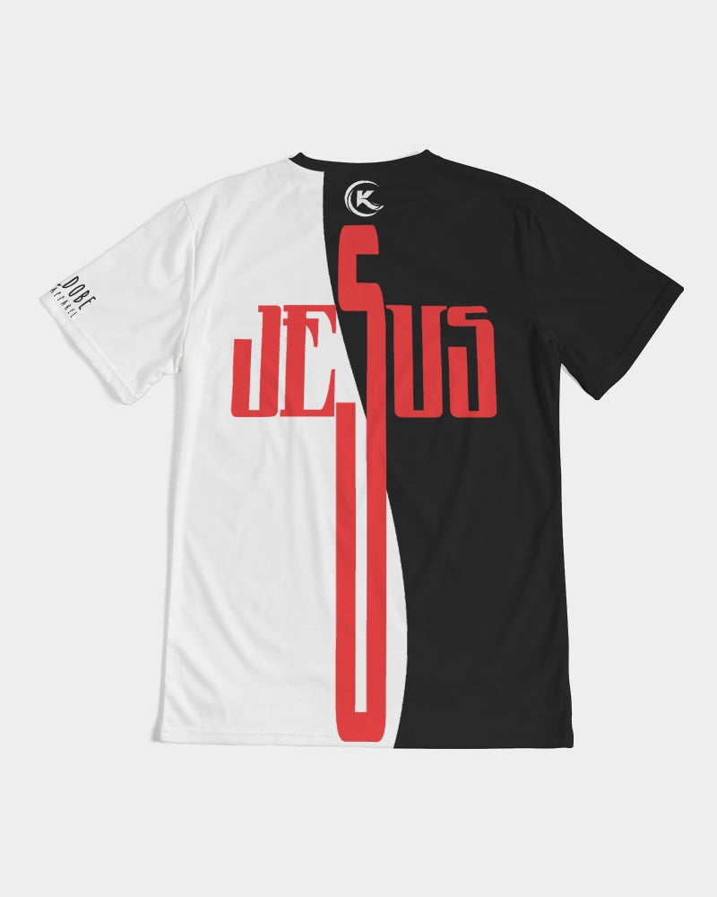Kadobe I Live My Life On God Crew Neck Short Sleeve T Shirt