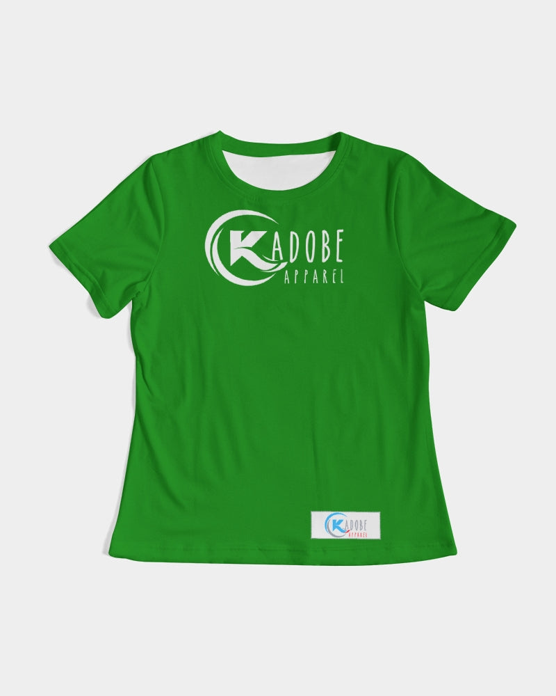 Kadobe Classic Green Women’s Short Sleeve Crew Neck T-Shirt