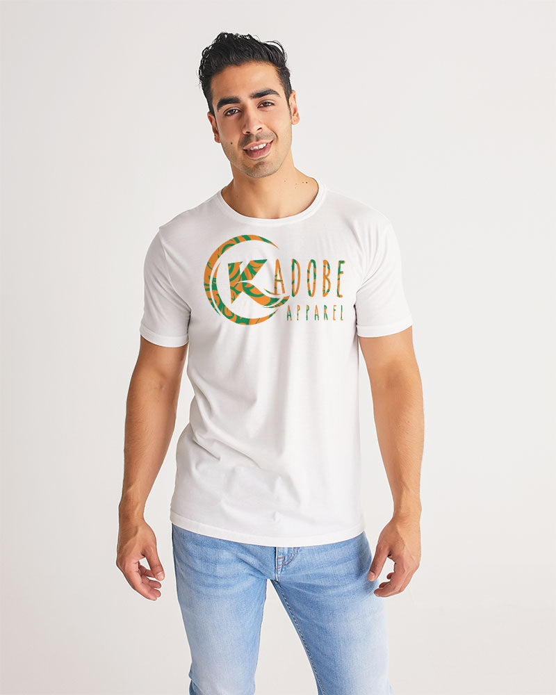 Exclusive Kadobe Orange & Green Jungle Blaze Short Sleeve Crew Neck T Shirt