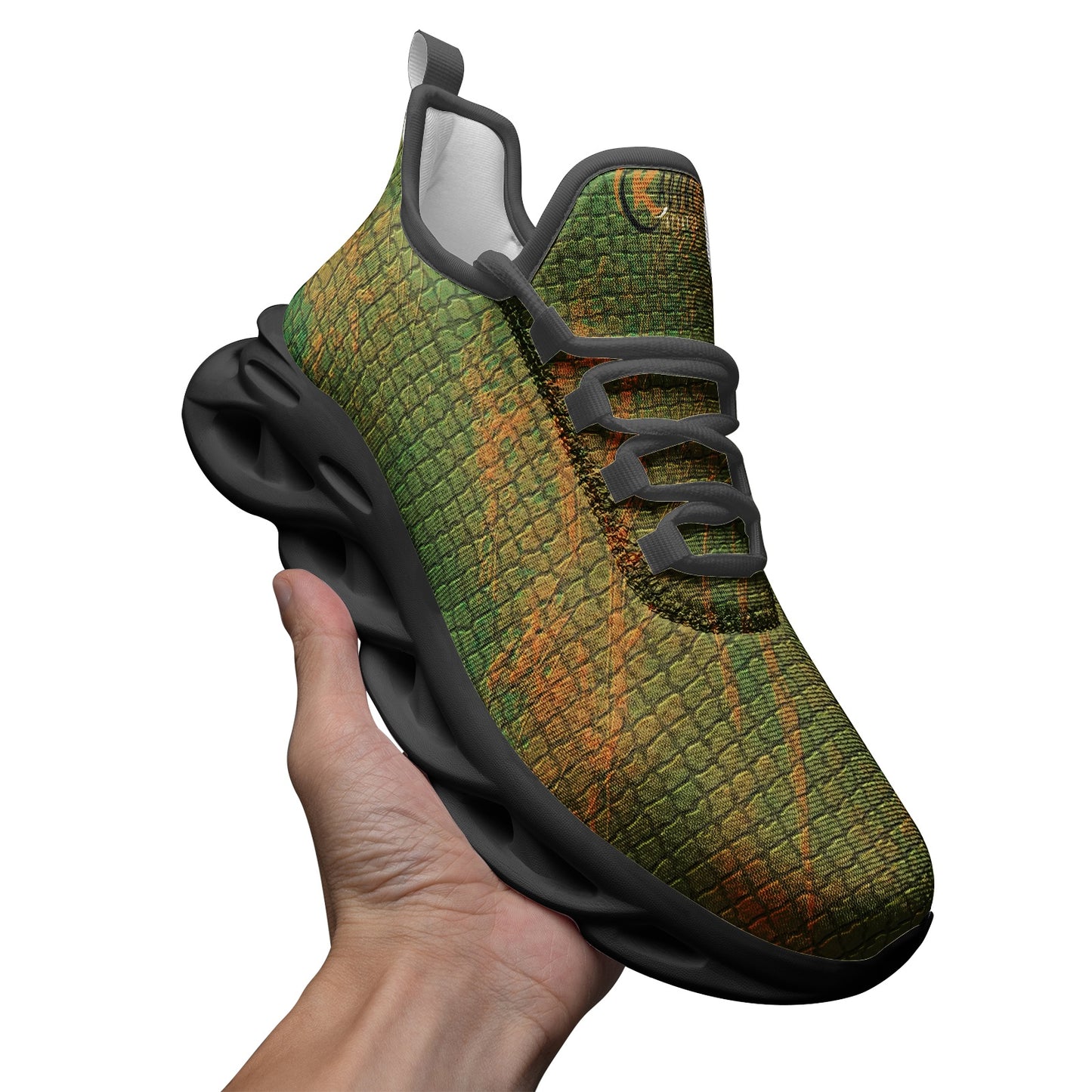 Kadobe Unisex Emerald Pit Viper Bounce Mesh Knit Sneakers
