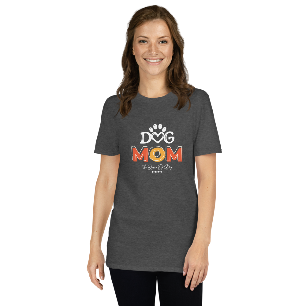 Short-Sleeve Dog Mom Tee for Women