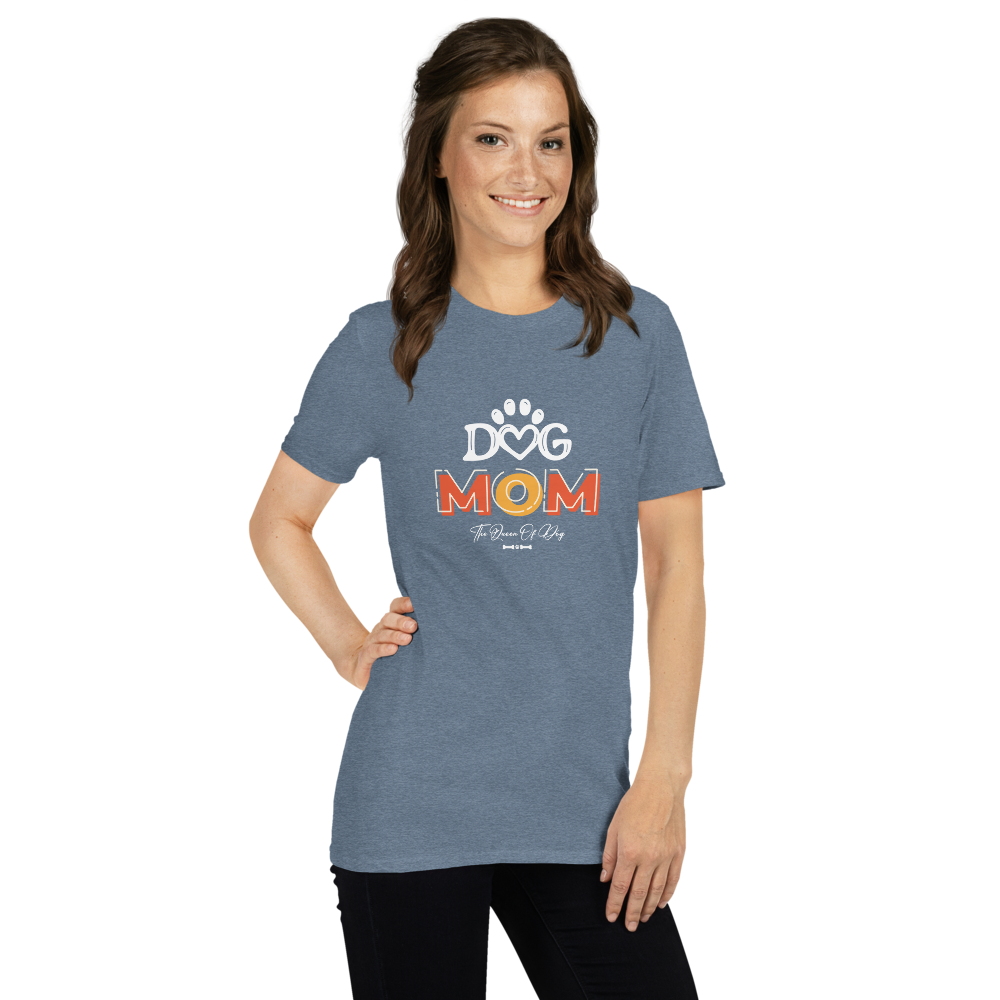 Short-Sleeve Dog Mom Tee for Women