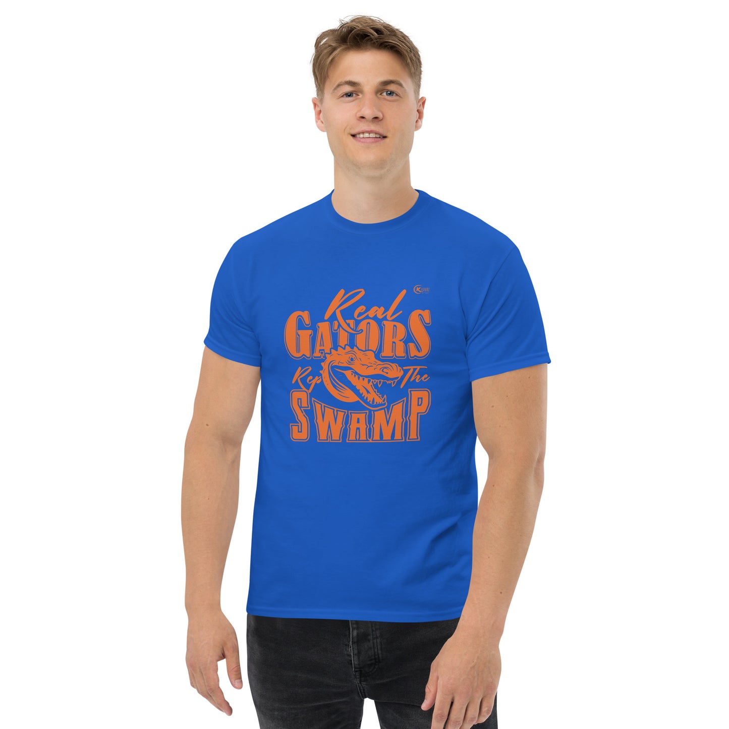 Unisex classic tee Real Gators Blue and Orange