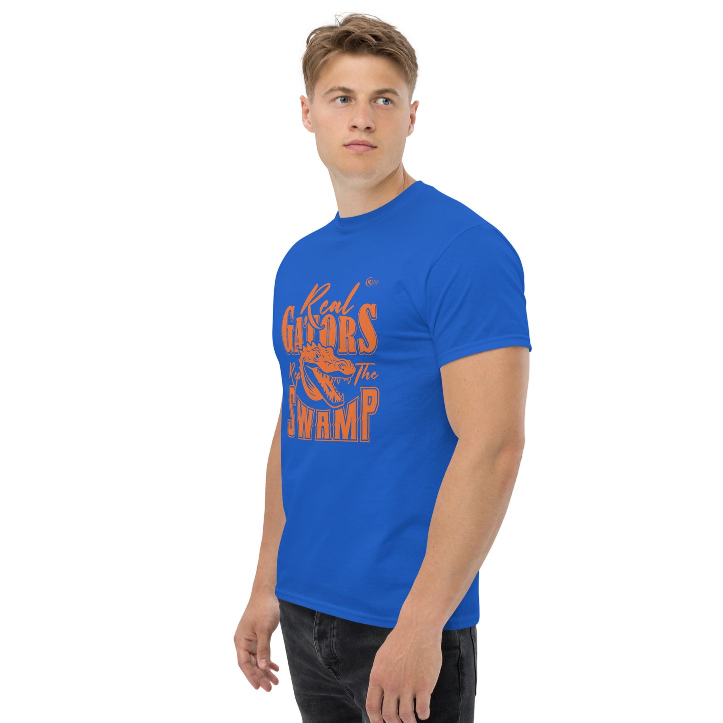 Unisex classic tee Real Gators Blue and Orange