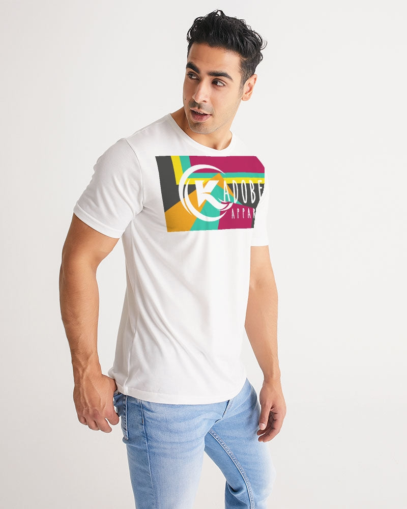 Exclusive Kadobe Modern Stripe Concept 2.0 Logo Short Sleeve Crew Neck T Shirt