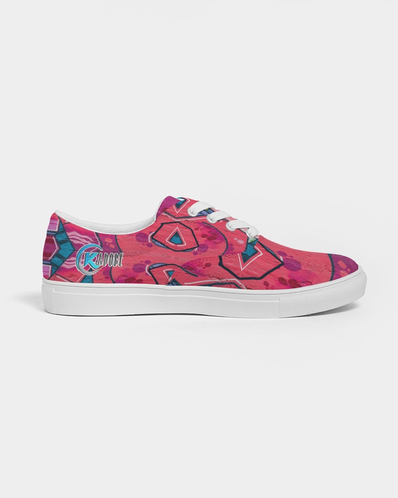 Kadobe GraffPop Blossom Women’s Lace Up Canvas Shoe