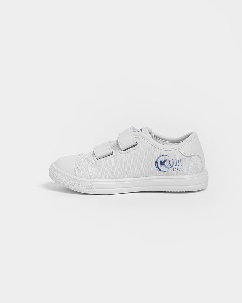 Exclusive Kadobe Abstract Blue Boxes Logo Kids Velcro Sneaker