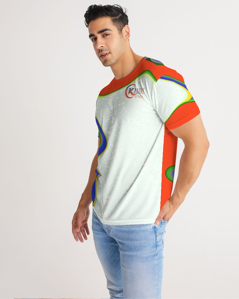 Exclusive Kadobe Orange Frenzy Short Sleeve Crew Neck T Shirt