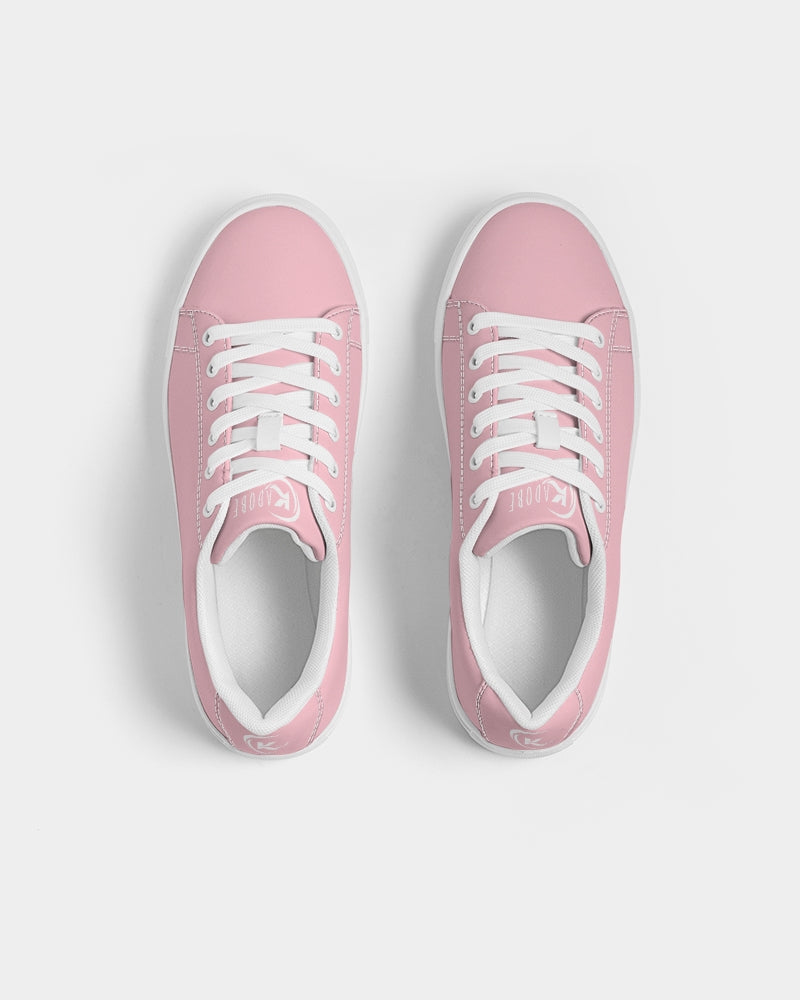 Kadobe Classic Pink Women’s Faux-Leather Sneaker