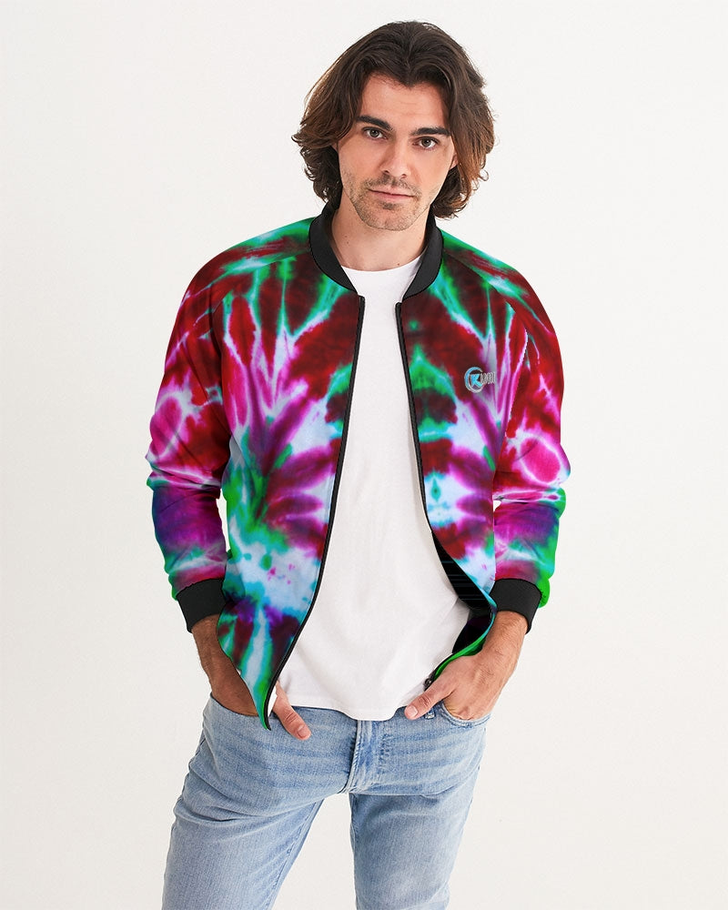 Kadobe Retro Tie Dye Men’s Bomber Jacket