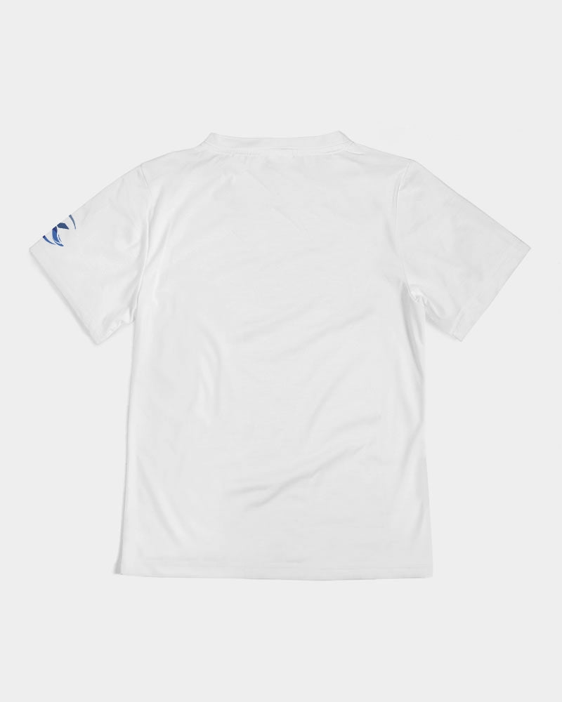 Exclusive Kadobe Abstract Blue Boxes Logo Kids Tee