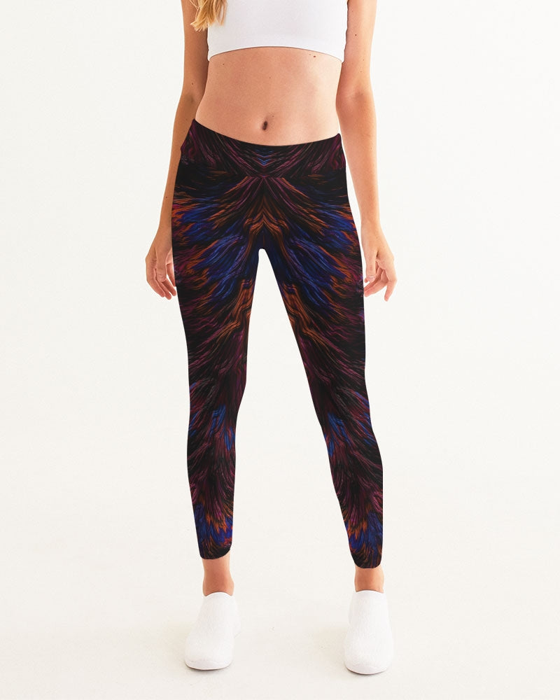 Kadobe Women Polychromatic Plumes Yoga Pants