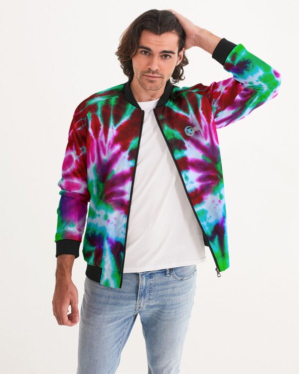 Kadobe Retro Tie Dye Men’s Bomber Jacket