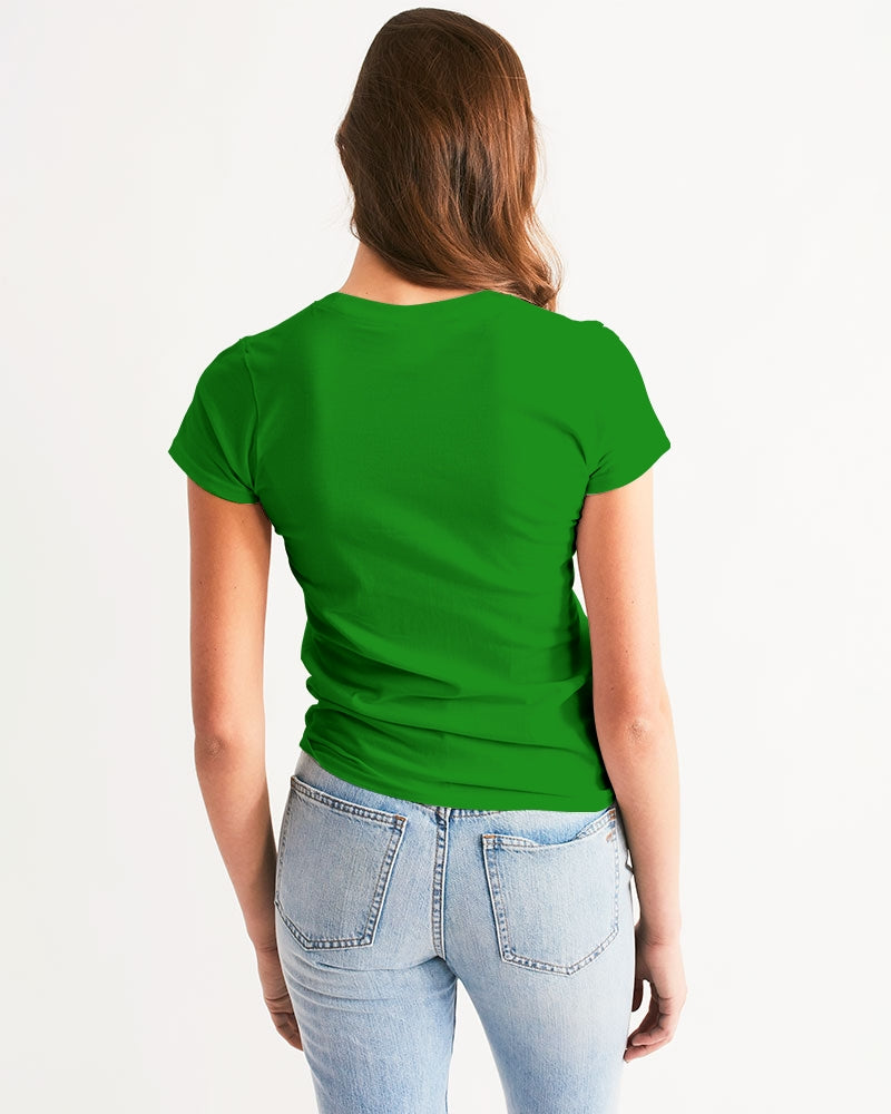 Kadobe Classic Green Women’s Short Sleeve Crew Neck T-Shirt