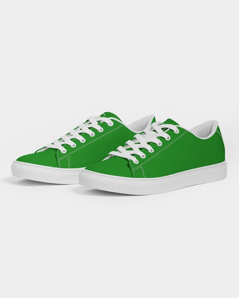 Kadobe Classic Green Men’s Faux-Leather Sneaker