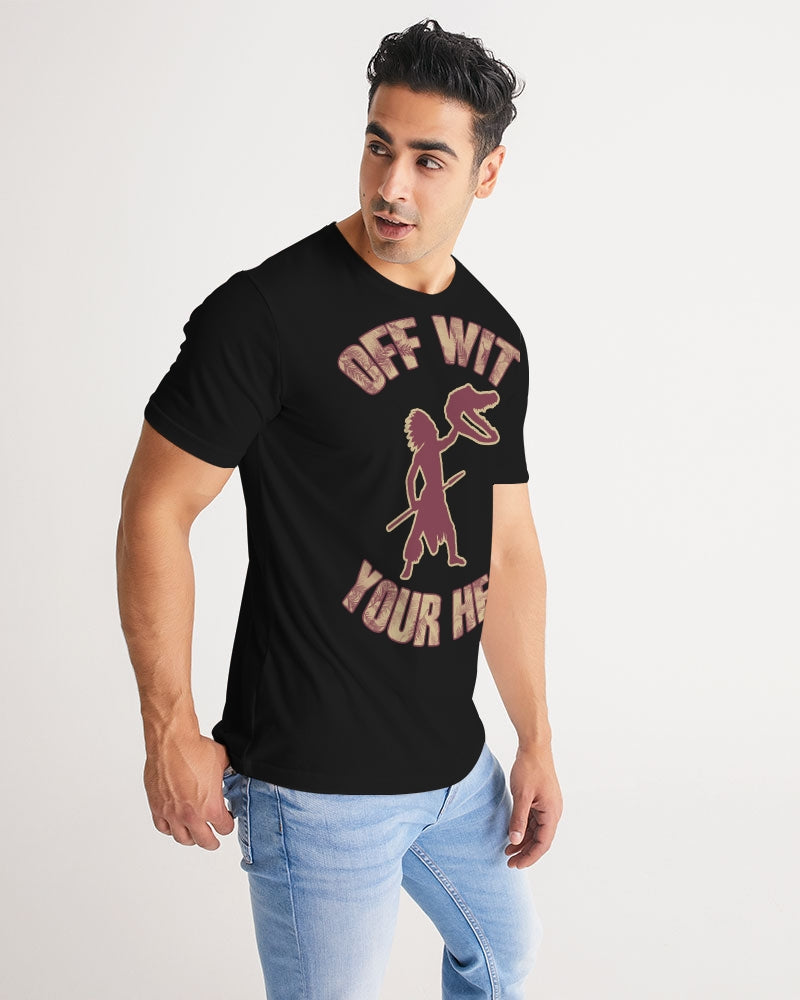 Kadobe Off Wit Your Head Black Short Sleeve Crew Neck T Shirt