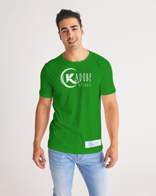 Kadobe Classic Green Men Short Sleeve Crew Neck T Shirt