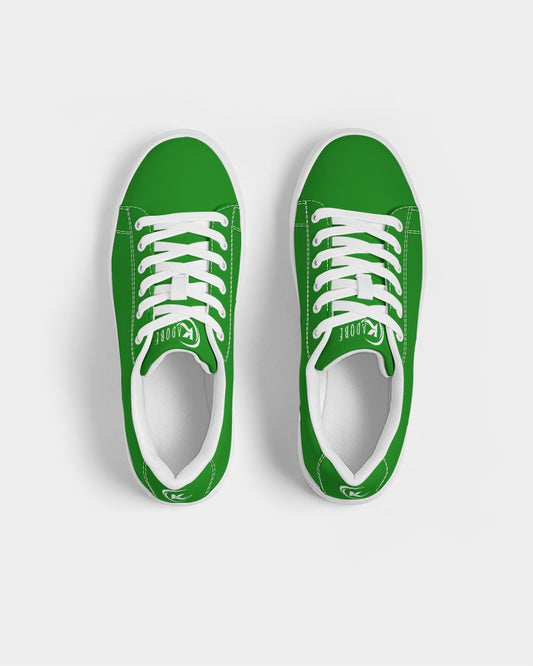 Kadobe Classic Green Women’s Faux-Leather Sneaker