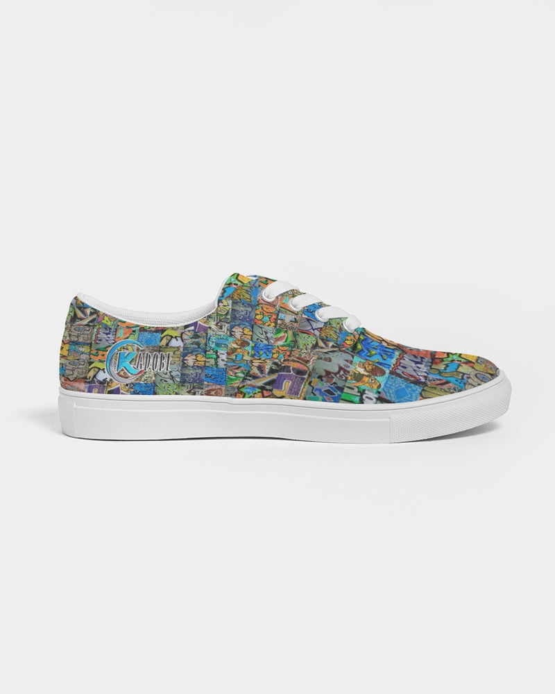 Kadobe GraffGrid Express Women’s Lace Up Canvas Shoe