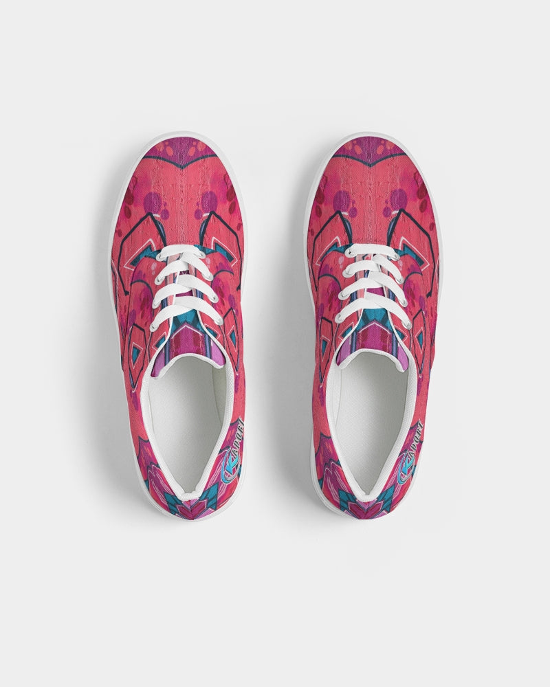 Kadobe GraffPop Blossom Women’s Lace Up Canvas Shoe