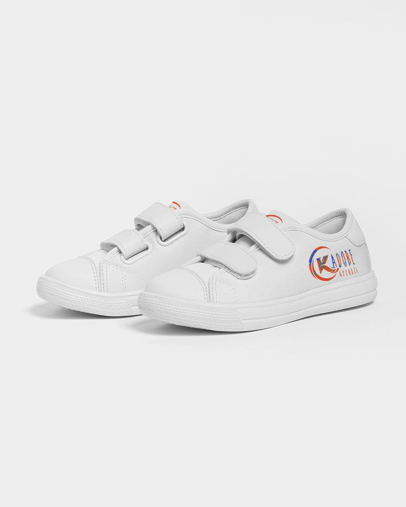 Exclusive Kadobe Orange Frenzy Logo Kids Velcro Sneaker