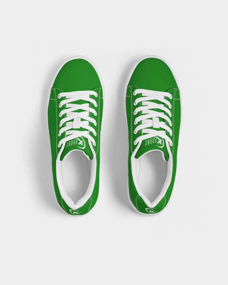 Kadobe Classic Green Men’s Faux-Leather Sneaker