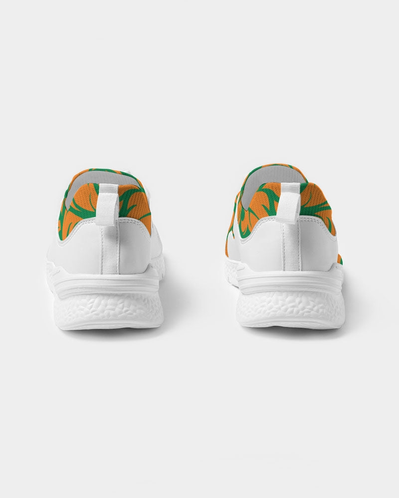 Kadobe Orange & Green Jungle Blaze Men Two Tone Sneaker