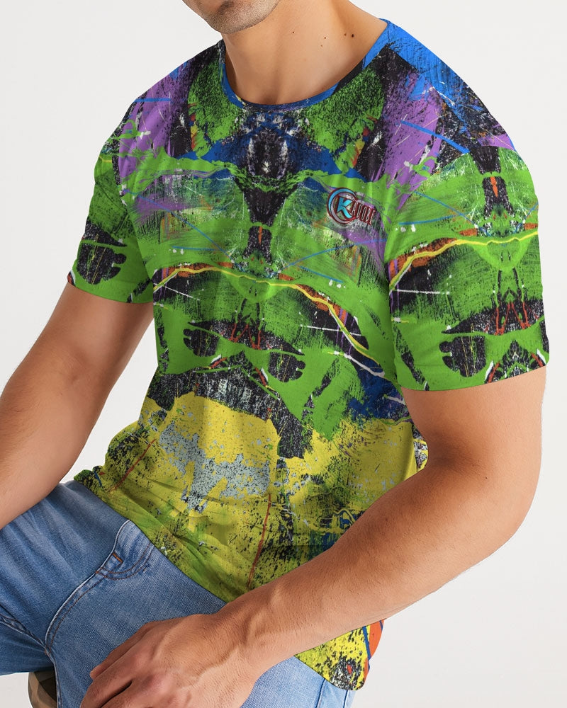 Kadobe Chromatic Haze Fusion Men’s Short Sleeve Crew Neck T-Shirt