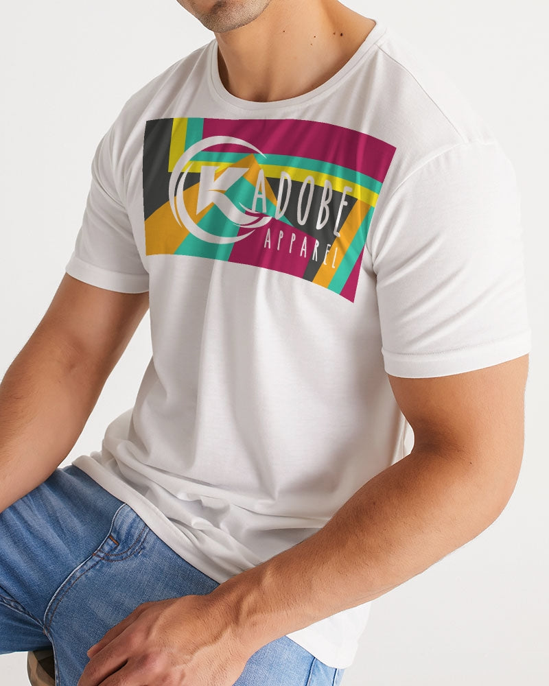 Exclusive Kadobe Modern Stripe Concept 2.0 Logo Short Sleeve Crew Neck T Shirt