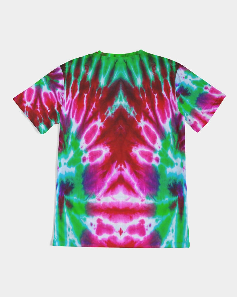 Kadobe Retro Tie Dye Short Sleeve Crew Neck T Shirt