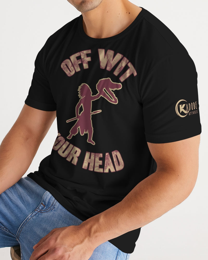 Kadobe Off Wit Your Head Black Short Sleeve Crew Neck T Shirt