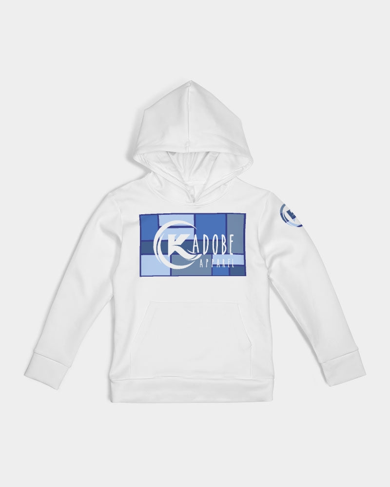 Exclusive Kadobe 2.0 Abstract Blue Boxes Logo Kids Hoodie