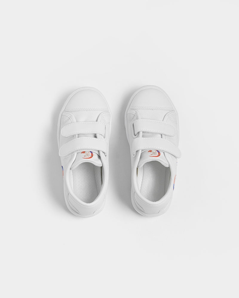 Exclusive Kadobe Orange Frenzy Logo Kids Velcro Sneaker