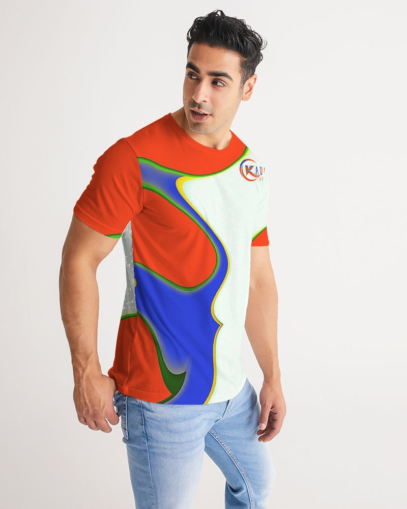 Exclusive Kadobe Orange Frenzy Short Sleeve Crew Neck T Shirt