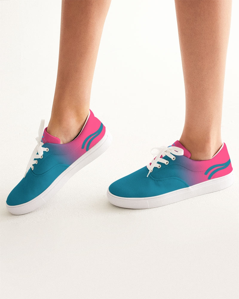 Kadobe BlushWave Street Style Women’s Lace Up Canvas Shoe