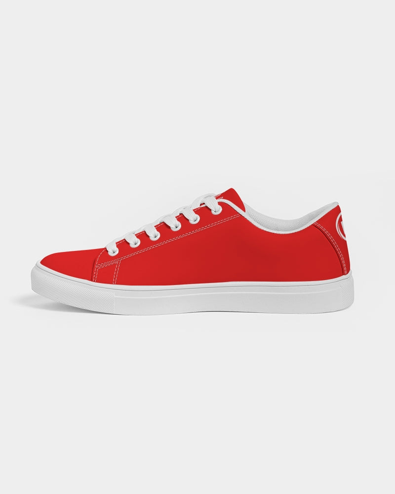 Kadobe Classic Red Women’s Faux-Leather Sneaker
