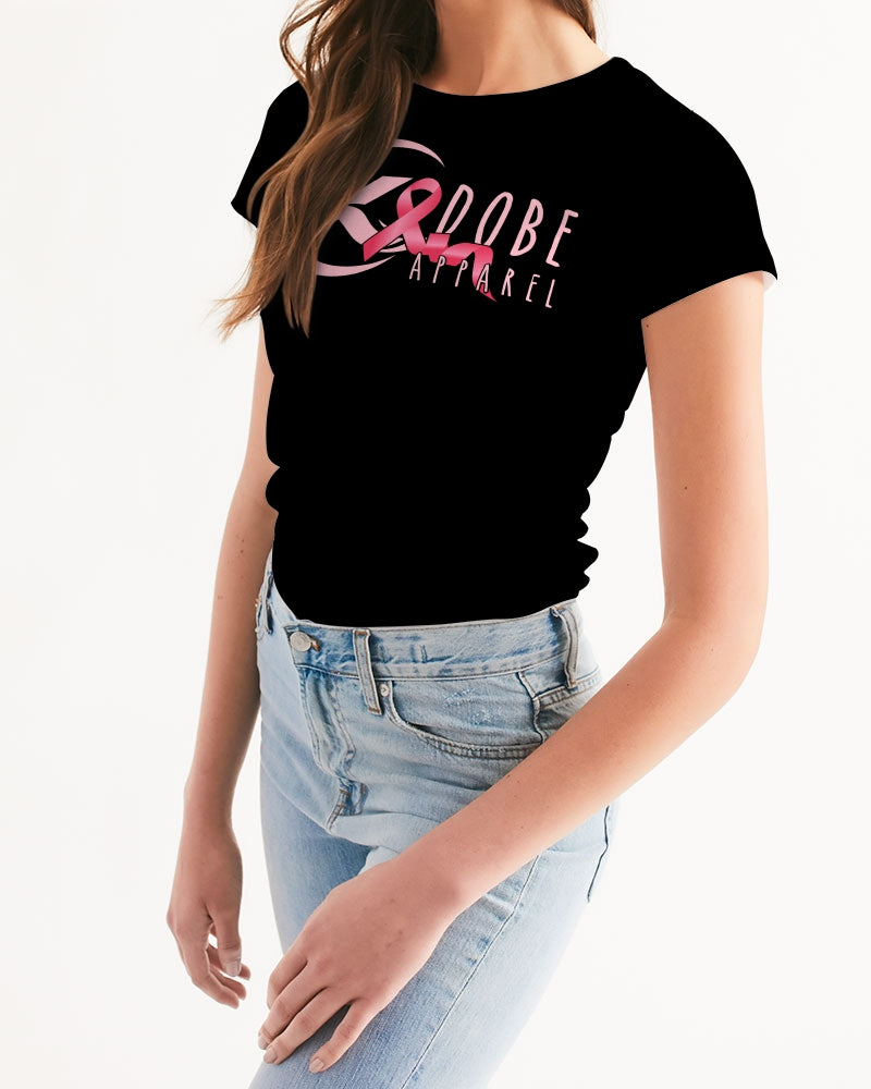 Exclusive Kadobe Breast Cancer Awareness Women’s Crew Neck Short Sleeve T-Shirt