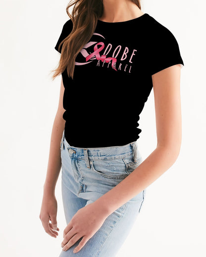 Exclusive Kadobe Breast Cancer Awareness Women’s Crew Neck Short Sleeve T-Shirt