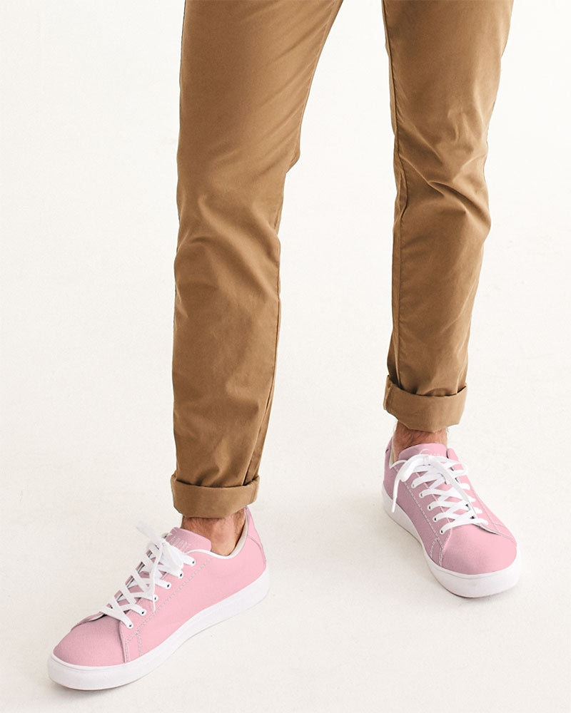 Kadobe Classic Pink Men’s Faux-Leather Sneaker