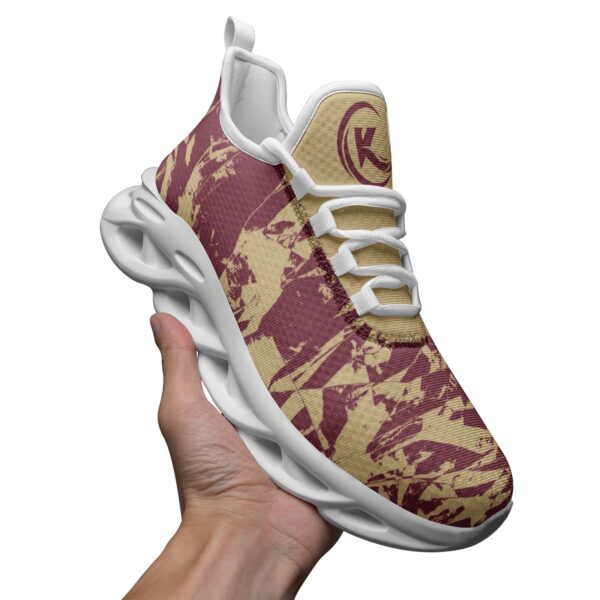 Kadobe Morpheus Garnet/Gold Unisex Bounce Mesh Knit Sneakers