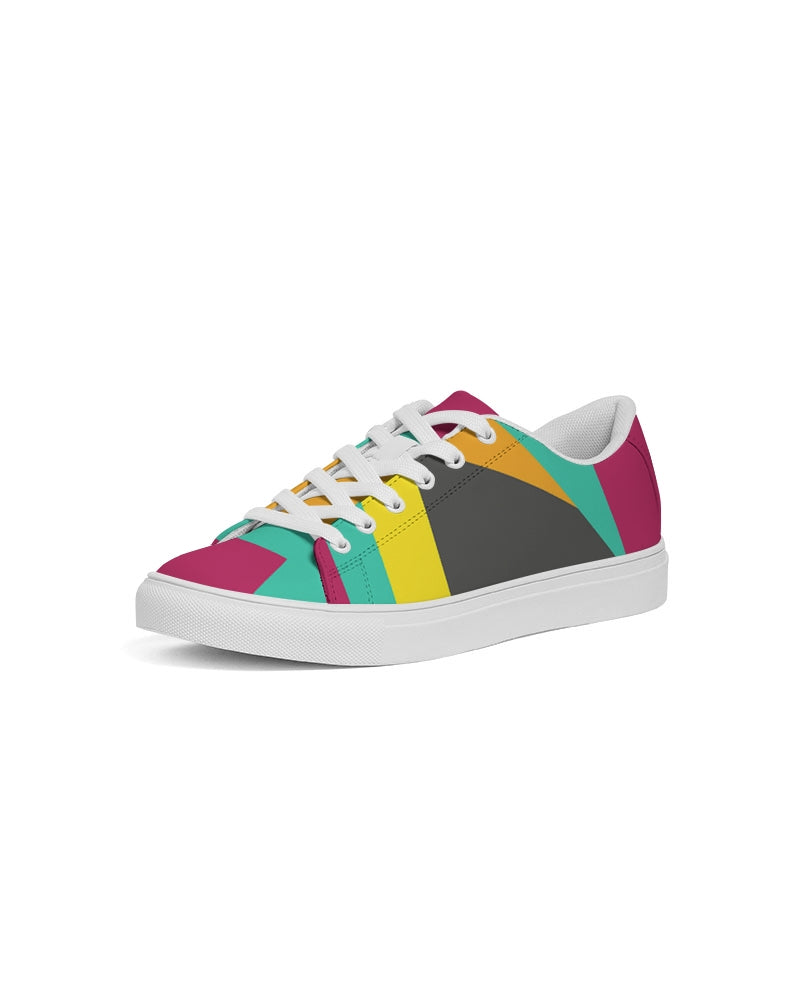 Kadobe Modern Stipe Concept Men’s Faux-Leather Sneaker