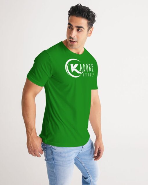 Kadobe Classic Green Men Short Sleeve Crew Neck T Shirt