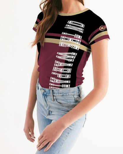 Kadobe On The War Path Women Crew Neck Short Sleeve T Shirt